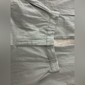 Abercrombie and Fitch Linen/Cotton Blend Tailored Pants